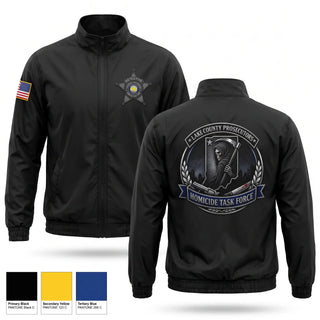 Windbreaker, Lake County Prosecutors Homicide Task Force, Police, Teamtime, Team time, sublimation, custom sports apparel, team uniforms, spirit wear, spiritwear, sports uniforms, custom shirts, team store, custom team store, fundraiser sports, apparel fundraiser