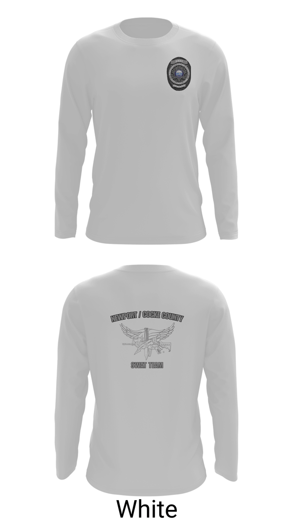 Long Sleeve Performance Shirt, Newport / Cocke County Swat, Police, Teamtime, Team time, sublimation, custom sports apparel, team uniforms, spirit wear, spiritwear, sports uniforms, custom shirts, team store, custom team store, fundraiser sports, apparel fundraiser