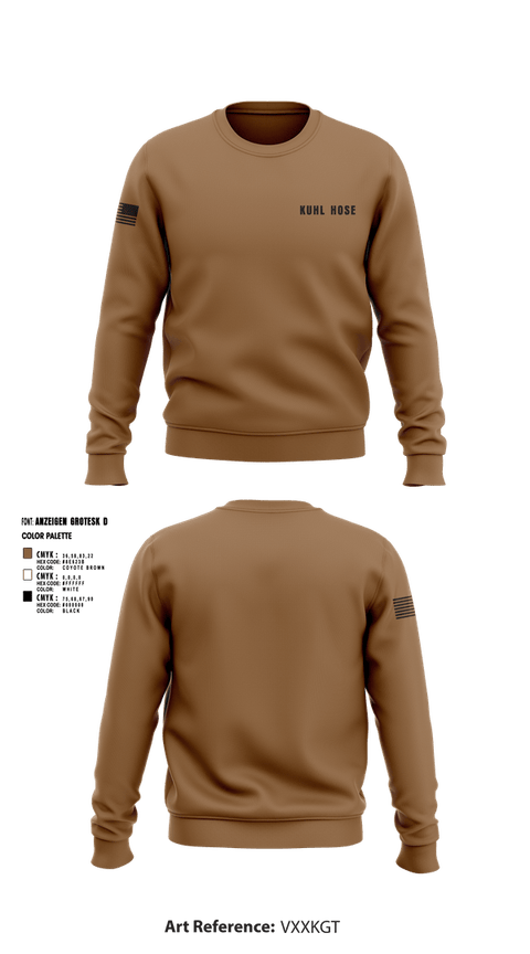 Crew Neck Sweatshirt, Kuhl Hose, , Teamtime, Team time, sublimation, custom sports apparel, team uniforms, spirit wear, spiritwear, sports uniforms, custom shirts, team store, custom team store, fundraiser sports, apparel fundraiser