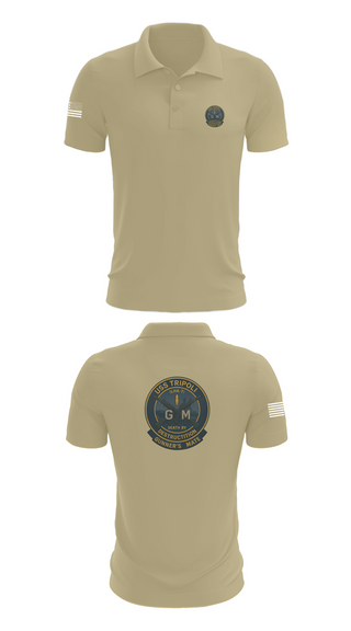Short Sleeve Performance Polo, USS TRIPOLI, , Teamtime, Team time, sublimation, custom sports apparel, team uniforms, spirit wear, spiritwear, sports uniforms, custom shirts, team store, custom team store, fundraiser sports, apparel fundraiser