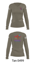 Madigan Pharmacy 51616730 Women's Long Sleeve V-neck Shirt - 77