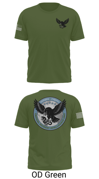 Critical Incident Intelligence Unit 55950160 Old School Cotton Feel Shirt - 48