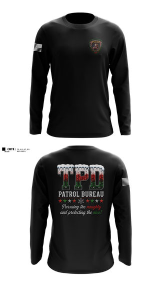 Long Sleeve Performance Shirt, Patrol Bureau, Police, Teamtime, Team time, sublimation, custom sports apparel, team uniforms, spirit wear, spiritwear, sports uniforms, custom shirts, team store, custom team store, fundraiser sports, apparel fundraiser