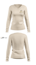 EMMBROCK COMMUNITY SERVICES Women's Long Sleeve V-neck Shirt - 101