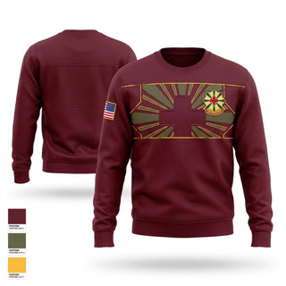 Crew Neck Sweatshirt, 528th Hospital Center, Army, Teamtime, Team time, sublimation, custom sports apparel, team uniforms, spirit wear, spiritwear, sports uniforms, custom shirts, team store, custom team store, fundraiser sports, apparel fundraiser