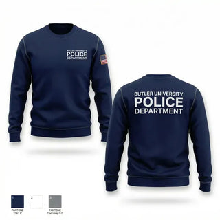 Crew Neck Sweatshirt, Butler University Police Department, Police, Teamtime, Team time, sublimation, custom sports apparel, team uniforms, spirit wear, spiritwear, sports uniforms, custom shirts, team store, custom team store, fundraiser sports, apparel fundraiser