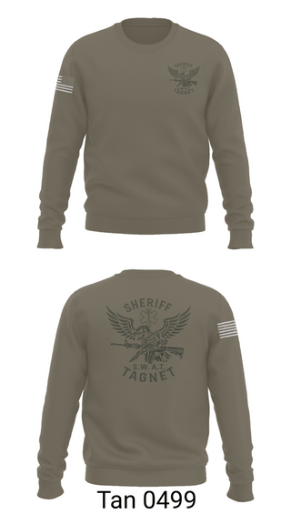 Crew Neck Sweatshirt, T.A.G.N.E.T., Police, Teamtime, Team time, sublimation, custom sports apparel, team uniforms, spirit wear, spiritwear, sports uniforms, custom shirts, team store, custom team store, fundraiser sports, apparel fundraiser
