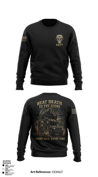 Crew Neck Sweatshirt, 441, Army, Teamtime, Team time, sublimation, custom sports apparel, team uniforms, spirit wear, spiritwear, sports uniforms, custom shirts, team store, custom team store, fundraiser sports, apparel fundraiser