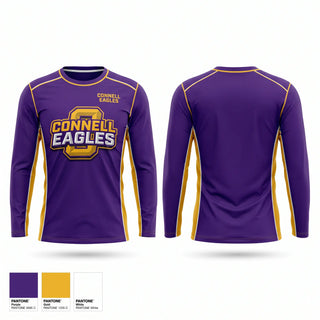Long Sleeve Performance Shirt, Connell eagles, Men's Basketball, Teamtime, Team time, sublimation, custom sports apparel, team uniforms, spirit wear, spiritwear, sports uniforms, custom shirts, team store, custom team store, fundraiser sports, apparel fundraiser