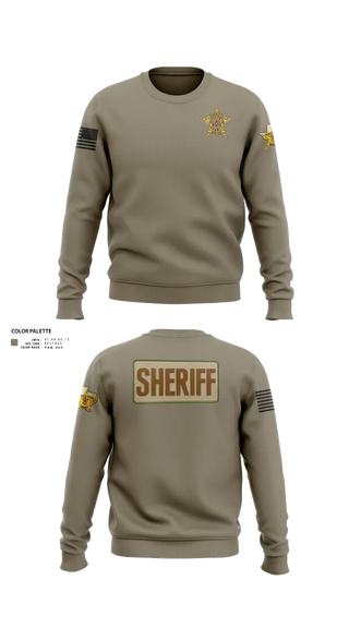 Crew Neck Sweatshirt, Hudspeth county sheriff office, , Teamtime, Team time, sublimation, custom sports apparel, team uniforms, spirit wear, spiritwear, sports uniforms, custom shirts, team store, custom team store, fundraiser sports, apparel fundraiser