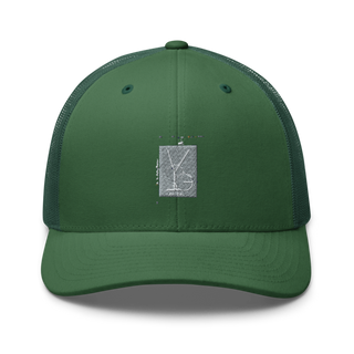 Y2GRANT 69219552 Retro Trucker Hat | Yupoong 6606