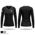 Paulsboro Police Department 93519061 Women's Long Sleeve V-neck Shirt - 1