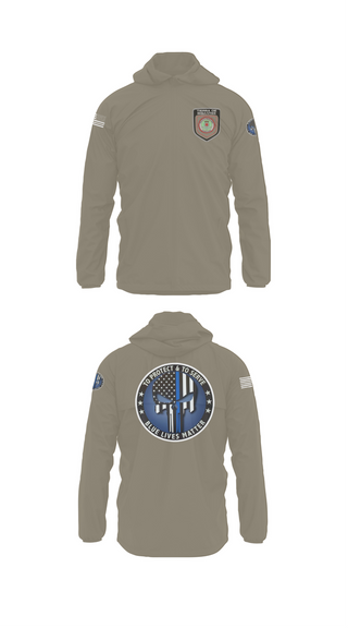 Windbreaker, Policía Municipal de Carolina, , Teamtime, Team time, sublimation, custom sports apparel, team uniforms, spirit wear, spiritwear, sports uniforms, custom shirts, team store, custom team store, fundraiser sports, apparel fundraiser