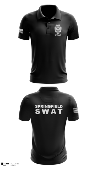 Short Sleeve Performance Polo, Springfield Ohio SWAT, Police, Teamtime, Team time, sublimation, custom sports apparel, team uniforms, spirit wear, spiritwear, sports uniforms, custom shirts, team store, custom team store, fundraiser sports, apparel fundraiser