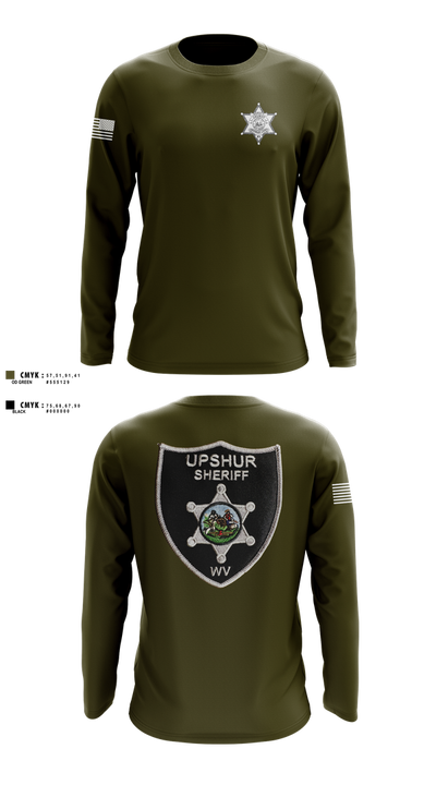 Upshur County Sheriff’s Office 76177638 Long Sleeve Performance Shirt 2