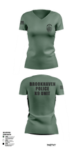 Brookhaven K9 Unit 85108854 Women's Short Sleeve V-neck Shirt - 2
