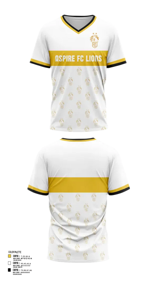 Mens Soccer Jersey, Aspire FC Lions, Men's Soccer, Teamtime, Team time, sublimation, custom sports apparel, team uniforms, spirit wear, spiritwear, sports uniforms, custom shirts, team store, custom team store, fundraiser sports, apparel fundraiser