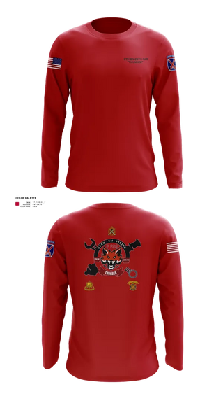 Long Sleeve Performance Shirt, F-FSC, Army, Teamtime, Team time, sublimation, custom sports apparel, team uniforms, spirit wear, spiritwear, sports uniforms, custom shirts, team store, custom team store, fundraiser sports, apparel fundraiser