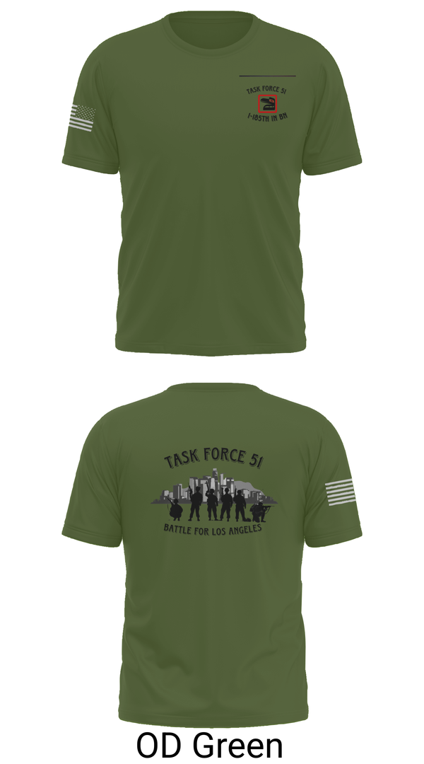 Short Sleeve Performance Shirt, 1-185th IN BN, , Teamtime, Team time, sublimation, custom sports apparel, team uniforms, spirit wear, spiritwear, sports uniforms, custom shirts, team store, custom team store, fundraiser sports, apparel fundraiser