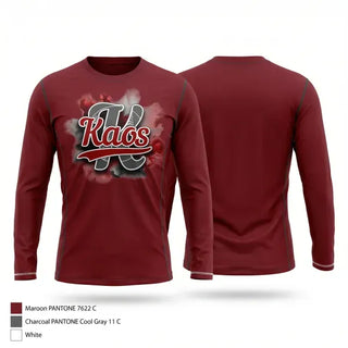 Long Sleeve Performance Shirt, KAOS, Softball, Teamtime, Team time, sublimation, custom sports apparel, team uniforms, spirit wear, spiritwear, sports uniforms, custom shirts, team store, custom team store, fundraiser sports, apparel fundraiser