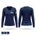 Seymour Fire Department 23937186 Women's Long Sleeve V-neck Shirt - 1