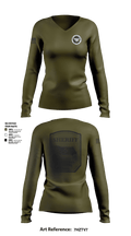 San Miguel County Tactical Team 20193930 Women's Long Sleeve V-neck Shirt - 15