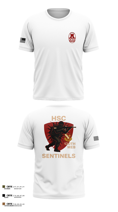 HSC 130th MEB 16353532 Short Sleeve Performance Shirt - 5