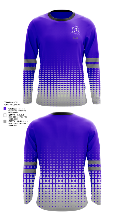 Lynhurst Bands 6949554 Long Sleeve Performance Shirt 1