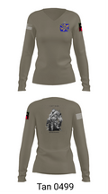1-306th IN BN 86635313 Women's Long Sleeve V-neck Shirt - 77