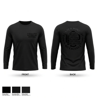 Fidelity Protective Services Long Sleeve Performance Shirt - 1