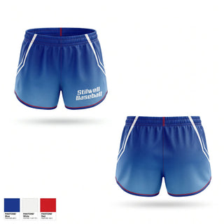 Womens Shorts, Joseph Stilwell Military Academy of Leadership Baseball Program, Baseball, Teamtime, Team time, sublimation, custom sports apparel, team uniforms, spirit wear, spiritwear, sports uniforms, custom shirts, team store, custom team store, fundraiser sports, apparel fundraiser