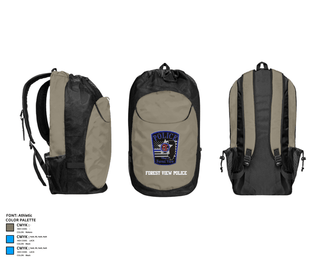 Gear Bag, Forest view police, Police, Teamtime, Team time, sublimation, custom sports apparel, team uniforms, spirit wear, spiritwear, sports uniforms, custom shirts, team store, custom team store, fundraiser sports, apparel fundraiser