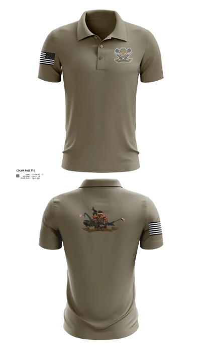 3-6 Fox Co. 82938446 Short Sleeve Performance Polo - 22