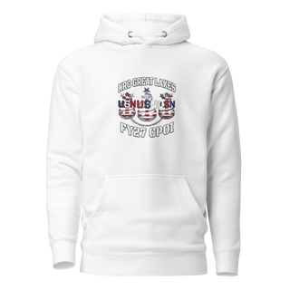Unisex Hoodie - 1 - White