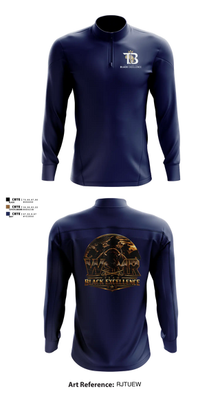 Quarter Zip Jacket, Black Excellence, , Teamtime, Team time, sublimation, custom sports apparel, team uniforms, spirit wear, spiritwear, sports uniforms, custom shirts, team store, custom team store, fundraiser sports, apparel fundraiser