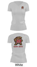 UMD ROTC 91721941 Women's Short Sleeve V-neck Shirt - 12
