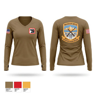 Womens Long Sleeve Vneck Shirt, 1-204th Infantry Regiment, National Guard, Teamtime, Team time, sublimation, custom sports apparel, team uniforms, spirit wear, spiritwear, sports uniforms, custom shirts, team store, custom team store, fundraiser sports, apparel fundraiser