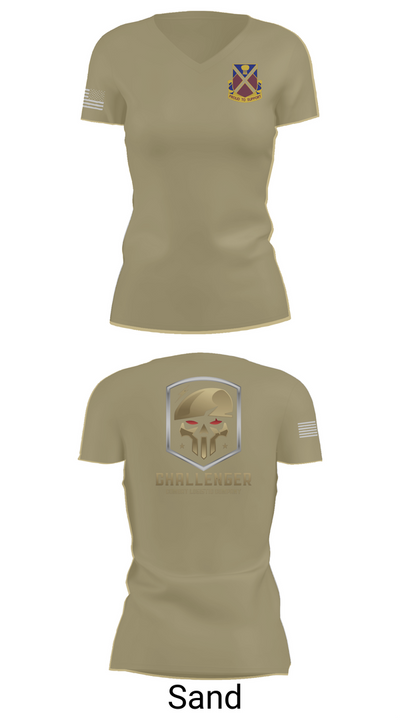 Challenger Company 82486130 Women's Short Sleeve V-neck Shirt - 88