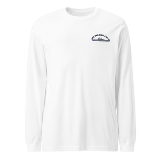 USS IWO JIMA LHD7 FRG Unisex Long Sleeve Tee | Bella + Canvas 3501