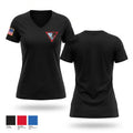 HSM Weapons School Atlantic Women's Short Sleeve V-neck Shirt - 1