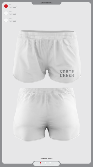 Womens Shorts, North Attleborough High School Cheer, Cheer, Teamtime, Team time, sublimation, custom sports apparel, team uniforms, spirit wear, spiritwear, sports uniforms, custom shirts, team store, custom team store, fundraiser sports, apparel fundraiser