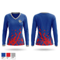 Bulldogs Women's Long Sleeve V-neck Shirt - 1