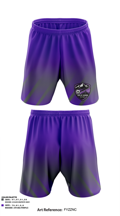 Mile High Elites FC 84991839 Athletic Shorts With Pockets - 2