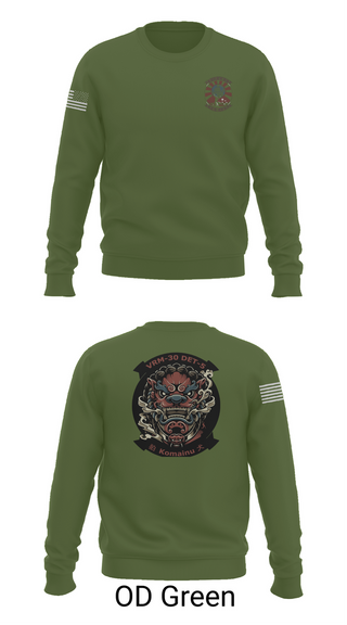 Crew Neck Sweatshirt, VRM-30 DET V, Navy, Teamtime, Team time, sublimation, custom sports apparel, team uniforms, spirit wear, spiritwear, sports uniforms, custom shirts, team store, custom team store, fundraiser sports, apparel fundraiser