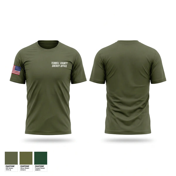 Short Sleeve Performance Shirt, TERRELL COUNTY SHERIFF OFFICE, Police, Teamtime, Team time, sublimation, custom sports apparel, team uniforms, spirit wear, spiritwear, sports uniforms, custom shirts, team store, custom team store, fundraiser sports, apparel fundraiser