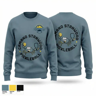 Crew Neck Sweatshirt, Camano Stanwood Pickleball Association, , Teamtime, Team time, sublimation, custom sports apparel, team uniforms, spirit wear, spiritwear, sports uniforms, custom shirts, team store, custom team store, fundraiser sports, apparel fundraiser