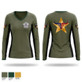 Longhorn Protection Services LLC Women's Long Sleeve V-neck Shirt - 1