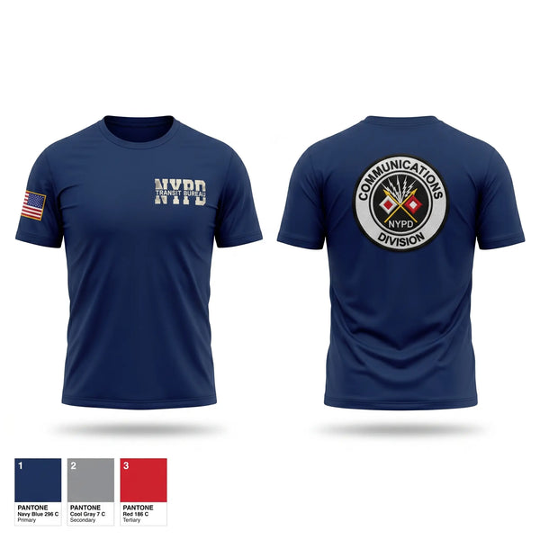 Short Sleeve Performance Shirt, Communication Division, Police, Teamtime, Team time, sublimation, custom sports apparel, team uniforms, spirit wear, spiritwear, sports uniforms, custom shirts, team store, custom team store, fundraiser sports, apparel fundraiser