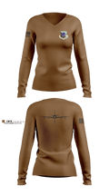 92 OG 52938588 Women's Long Sleeve V-neck Shirt - 3
