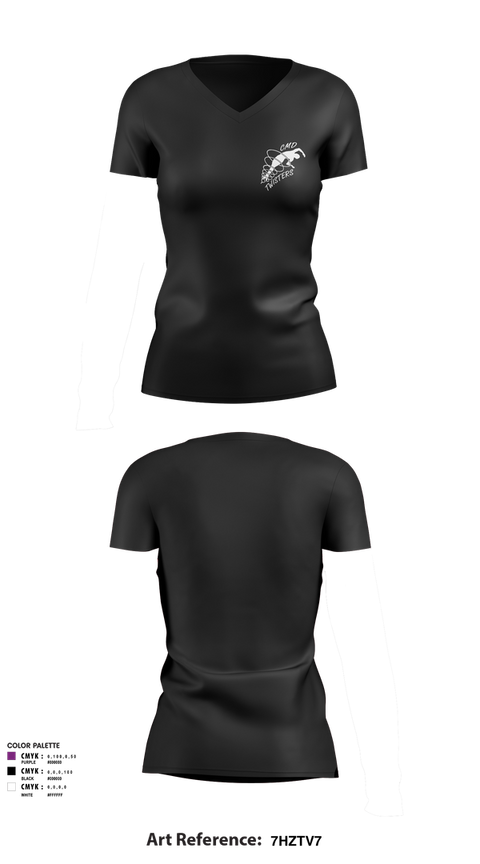Womens Short Sleeve Vneck Shirt, Central Mass Diving, Spirit Store, Teamtime, Team time, sublimation, custom sports apparel, team uniforms, spirit wear, spiritwear, sports uniforms, custom shirts, team store, custom team store, fundraiser sports, apparel fundraiser
